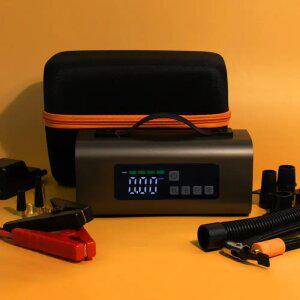 올인원 점프스타터 타이어 공기압 관리 공기 주입기 일체형 최대전류 2000A 대용량 배