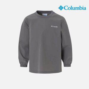 키즈 우븐 긴팔 티셔츠_그레이 (C62-YMK607)