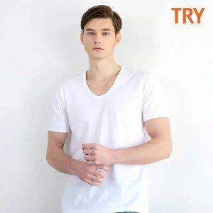 TRY 남자 순면 반팔런닝 4매세트