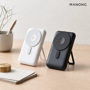 마농 갤럭시워치 충전독 일체형 고속 무선충전 맥세이프 보조배터리 M-DOC +맥세이프링