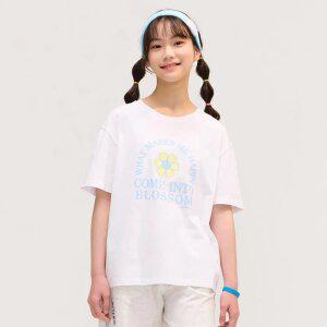 [오션스카이] [4color] 여아 그래픽 반팔티