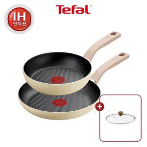 [테팔] 데이지 인덕션 프라이팬 2종(팬20+팬24)(+우드뚜껑24cm)