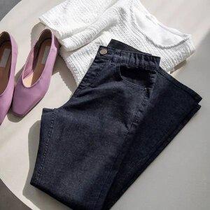 (안나앤모드) curti 논페이드 부츠컷 데님[데님EFC76]