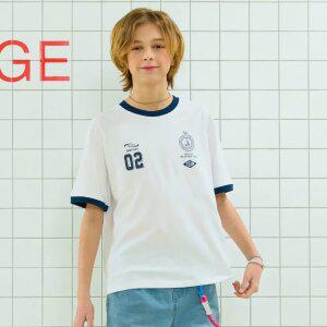 [오션스카이] [2color] 남아 링거 배색 반팔티