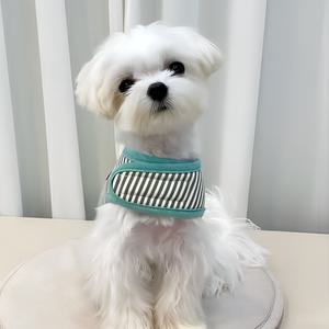 [오플] 핸드메이드 스윗테일 강아지 스트라이프 하네스 4종