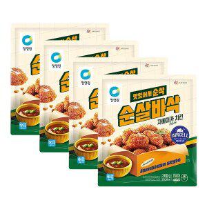 청정원 순살바삭자메이카스타일치킨 300g, 4개