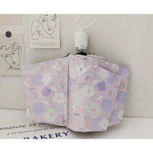 플라워 양산 접이식 우산 암막 3단 자동 우양산 자외선 차단 접이식 우산