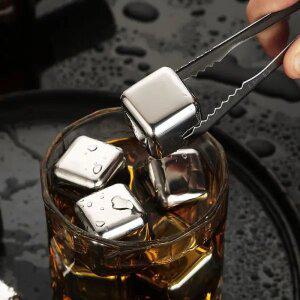 304 스테인리스 스틸 얼음 가정용 메탈 얼음 세트 위스키 급속 냉각