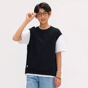 [오션스카이] [2color] 남아 배색 반팔티