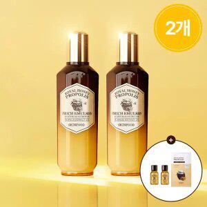 [스킨푸드][1+1]로열허니 프로폴리스 인리치 에멀전+(증정)에센스14ml 2개+마스크1매