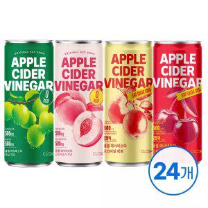 클룹 애사비소다 캔 250ml 24입 (오리지널/타트체리/매실/신비복숭아)