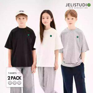 [2종세트]스마일베이직반팔티셔츠