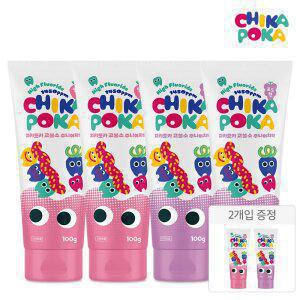 [+본품2개]페넬로페 치카포카 고!불!소 충치케어 유아 어린이 치약 (포도향/딸기향) 1