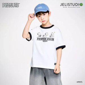 [피너츠]스누피 테니스클럽링어티셔츠