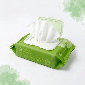 숨 무향 저자극 물티슈 청소용 캡형 100매 25개