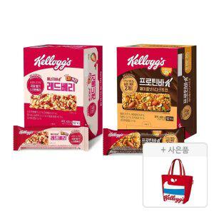 켈로그 에너지바 K 레드베리 420g(35g, 12입), 1개 + 프로틴바K 헤이즐넛 & 다크초코