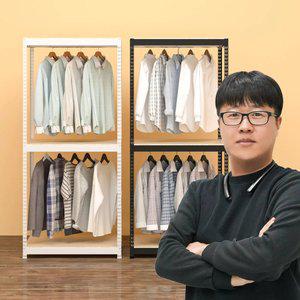 피피랙 옷걸이행거 옷장 철제 시스템 조립식 선반 스탠드 드레스룸 2단 3단 4단