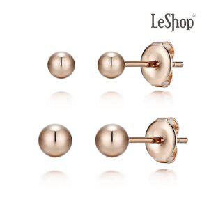 14K 플레인 볼 귀걸이(GoldPlated)_LJ0097BRE