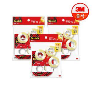 스카치 다용도 테이프 리필(18mm) 9개 + 디스펜서 3개
