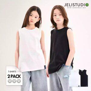 [2종세트]심플레이어드민소매티셔츠