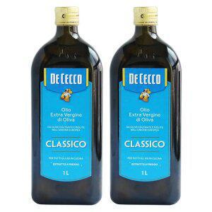 데체코 클래식 엑스트라버진 올리브오일 1L 1리터 x 2병세트