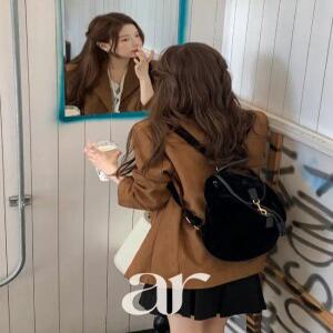 (저가상품비교불가/퀄리티보장) 오버핏 스웨이드 자켓 오피스룩 하객룩 데일리룩 블레