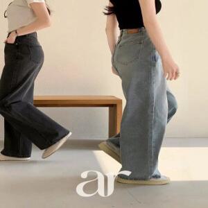 (MADE) 와이드핏 데님 팬츠 와이드청바지 데일리룩 꾸안꾸룩 롱기장 봄팬츠 봄코디 ps