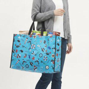 리빙스토리 [1개 + 1개] 대형 타포린백 가방 장바구니 쇼핑백 타포린 가방