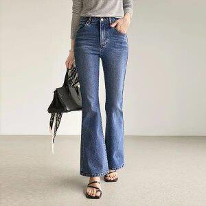 (뮬랑) M. 프레 스판 부츠컷 데님 (2col)[데님E0108N01]