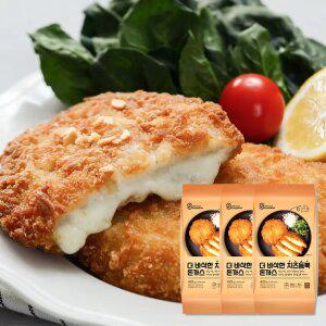 [상신] 더 바삭한 치즈듬뿍 돈까스 420g x 3팩 (총 9장)