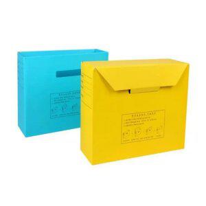 회사 학교 학원 부동산 직장인 교사 문서 서류 보관 파일박스 A4 2가지 색상 5P