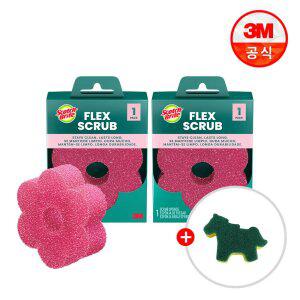 [최종 6,960원] 3M 물온도에 따라 변하는 스카치 브라이트 플렉스 스크럽 스펀지 수세