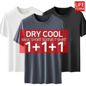 [60분러시] 남여공용 기능성 쿨 드라이 반팔 3종세트