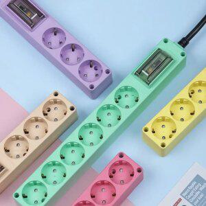 현대 오브제 멀티탭 4000W 16A 과부하차단 누전차단 KC인증 난연 안전접지 2구 3구 4구