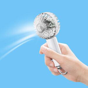 초경량 휴대용 미니 선풍기 휴대용선풍기 강력 바람 미니 핸디형 BLDC 무드라이트 7엽