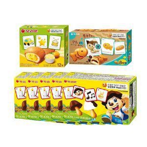 오리온 카스타드 12P(이모지 에디션), 1개 + 참붕어빵 8P(이모지 에디션),1개 + 초코송