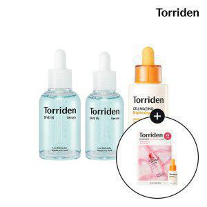 [SET] 토리든 다이브인 저분자 히알루론산 세럼 50ml+40ml+셀메이징 비타앰플 30ml (+