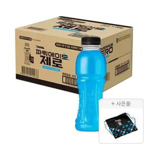 [코카콜라] 파워에이드 제로 무라벨 355ml, 20개 + 증정(슈즈백, 주문시 100% 증정)