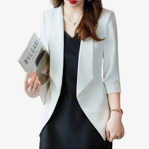 여성여름자켓 오픈자켓 여성자켓 오피스룩  자켓 55-88  XXL  토베나   S169J  오픈카