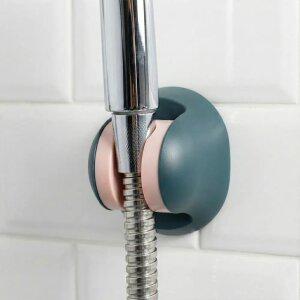 리빙스토리 욕실 샤워기 거치대 무타공 접착식 각도조절 홀더