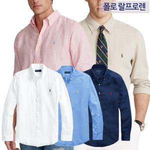 POLO 폴로 맨즈 클래식핏 린넨셔츠
