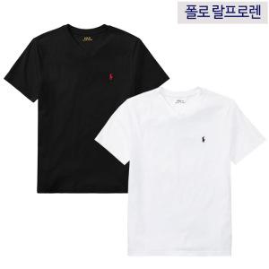 폴로 랄프로렌 주니어 브이넥 티셔츠