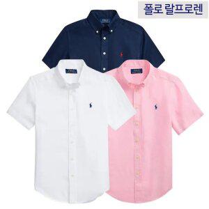 POLO 폴로 보이즈 반팔린넨셔츠