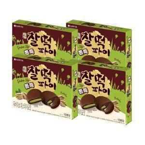 롯데웰푸드 명가찰떡파이 두바이 피스타치오 300g, 4개