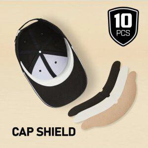 모자오염방지 캡쉴드 1팩 10개입 3D 입체구조 기능성 국산 땀흡수 패드 여름 골프 모자