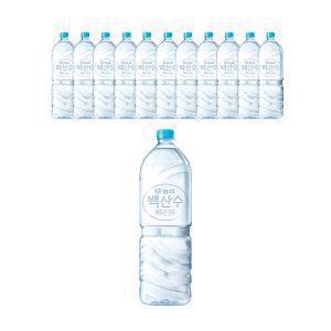 농심 백산수 유/무라벨 랜덤 2L, 12개