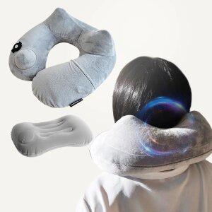 트래블라라 기내용 목베개 여행용 휴대용 비행기 에어펌프 목쿠션