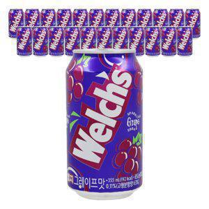 [웰치스] 포도, 355ml, 24개