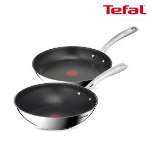 테팔 인덕션 퍼펙트 레지스트 2종(후라이팬28+웍28)