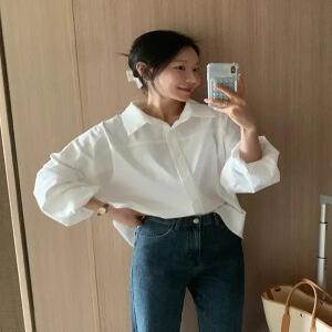 MADE 절개라인 카라 셔츠 (2 color)